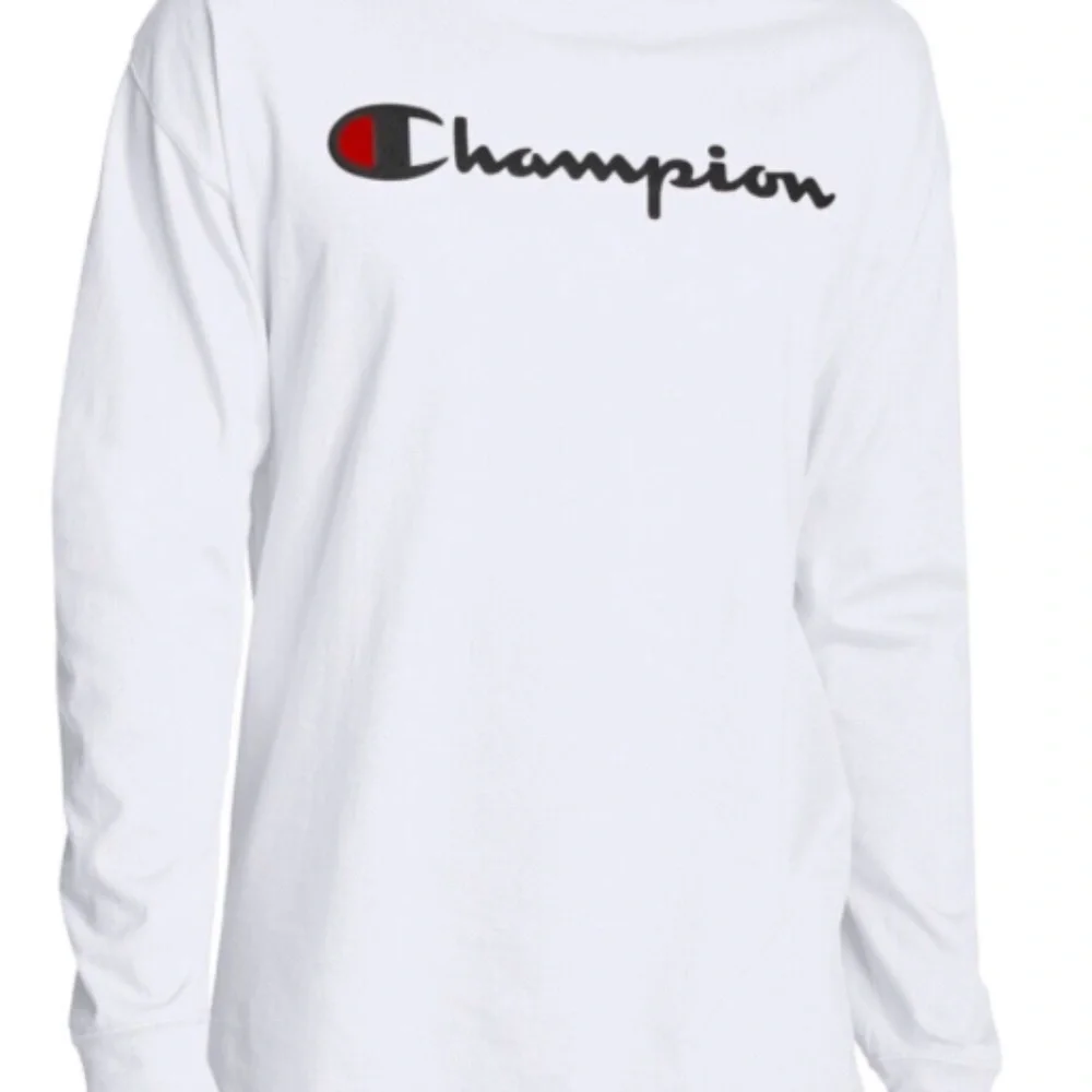 White Long Sleeve Champion Shirt - Picture 1 of 2
